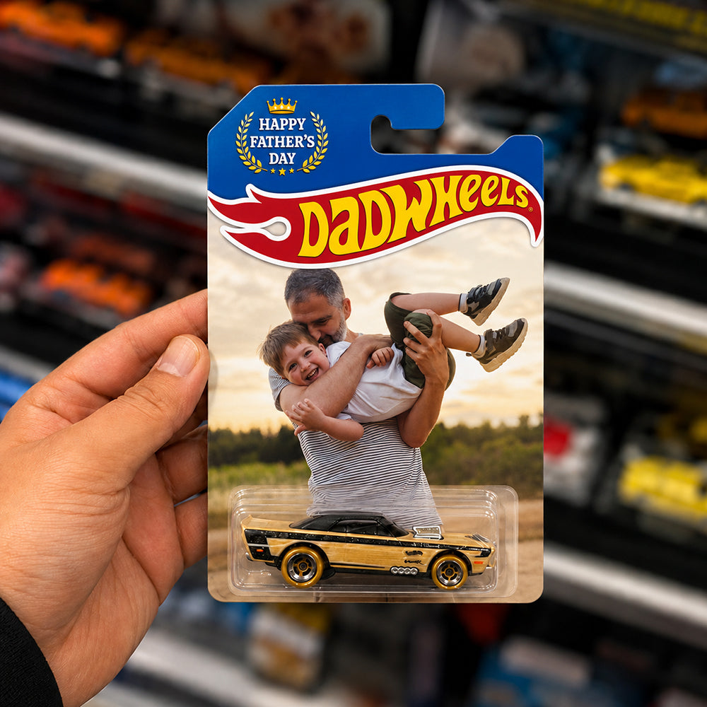 Custom Photo Dad Wheels Packaging for Dad, Father's Day Custom Collector Gift HA75 921500