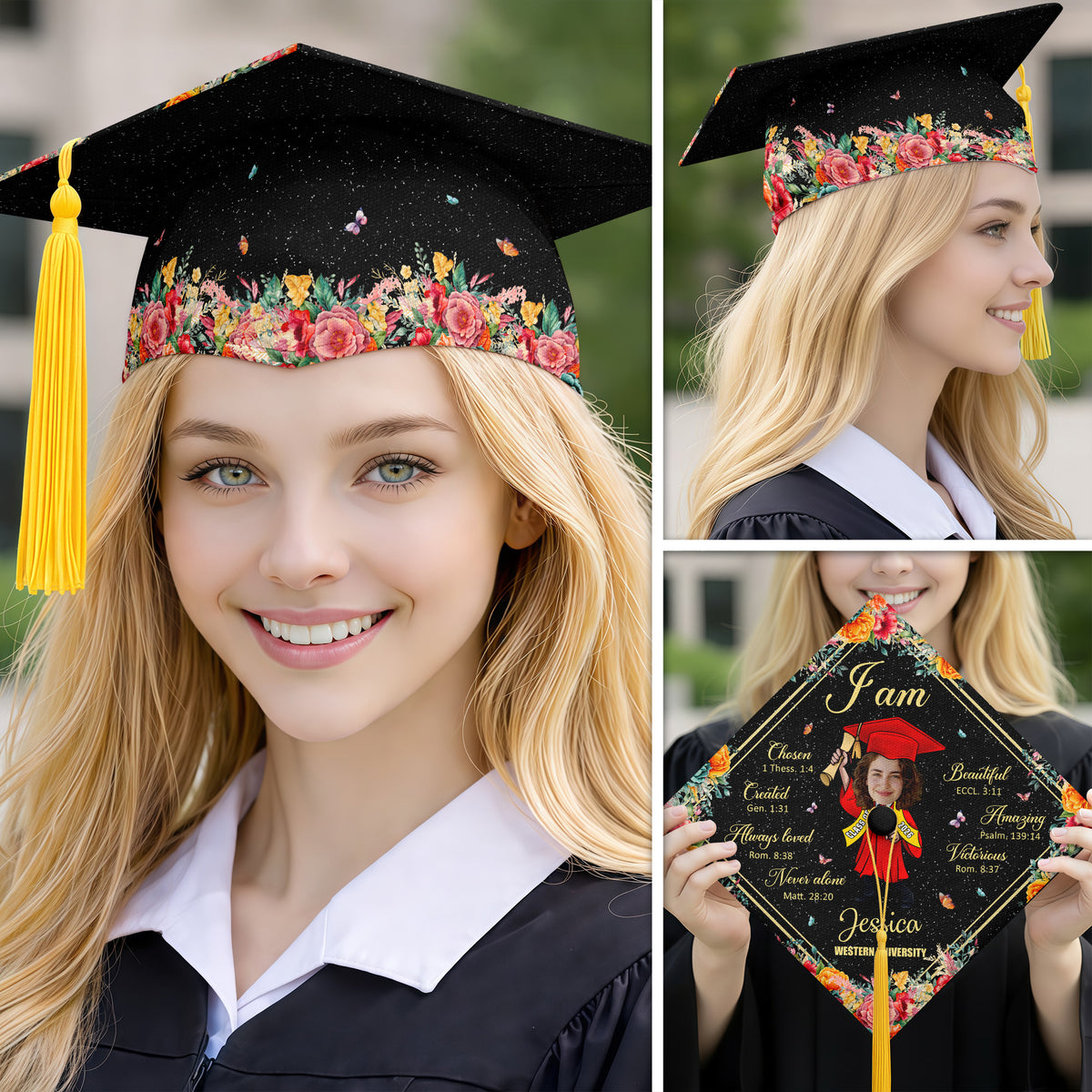 Custom Funny Face Class of 2026 Graduation Cap Topper TH10 169201