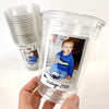 Custom Photo Retro Vintage Style Plastic Cup 16oz For Parties, Trips, Birthday LM32 897937
