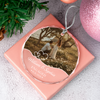 Custom Photo Engaged Glass Ornament – Personalized Engagement Christmas Gift For Couples TH10 170691