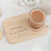 Personalized Mum's Tea & Biscuits Wooden Tray - Gift For Mom, Mother's Day Gift HO82 901748