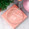 Personalized Our First Christmas As Acrylic Ornament Couple Christmas Gift LM32 670007