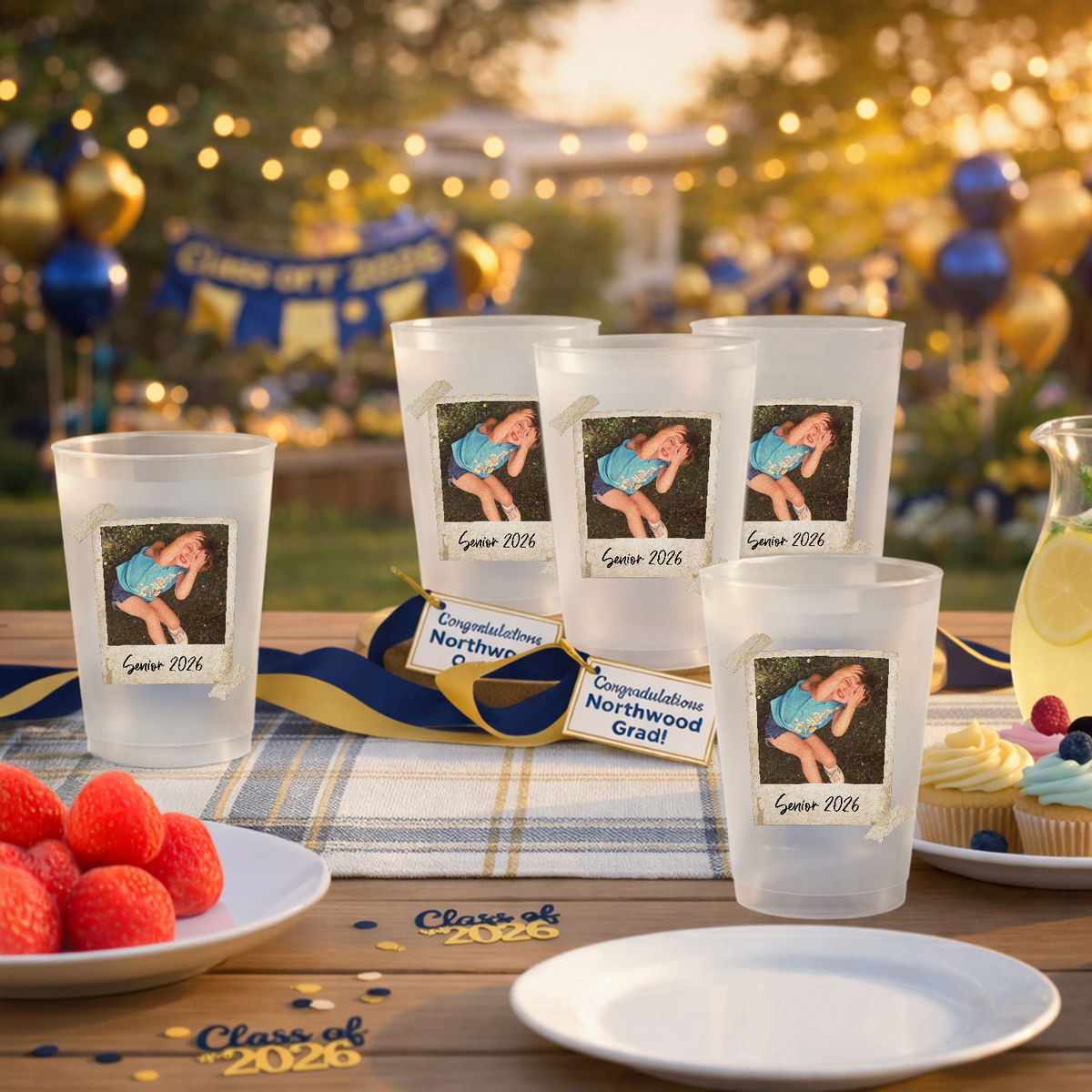 Custom Photo Senior 2026 Cups For Party Decor HO82 902236