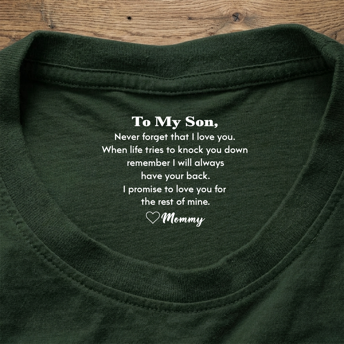 Personalized Never Forget That I Love You Back Neck Shirt TH10 169177