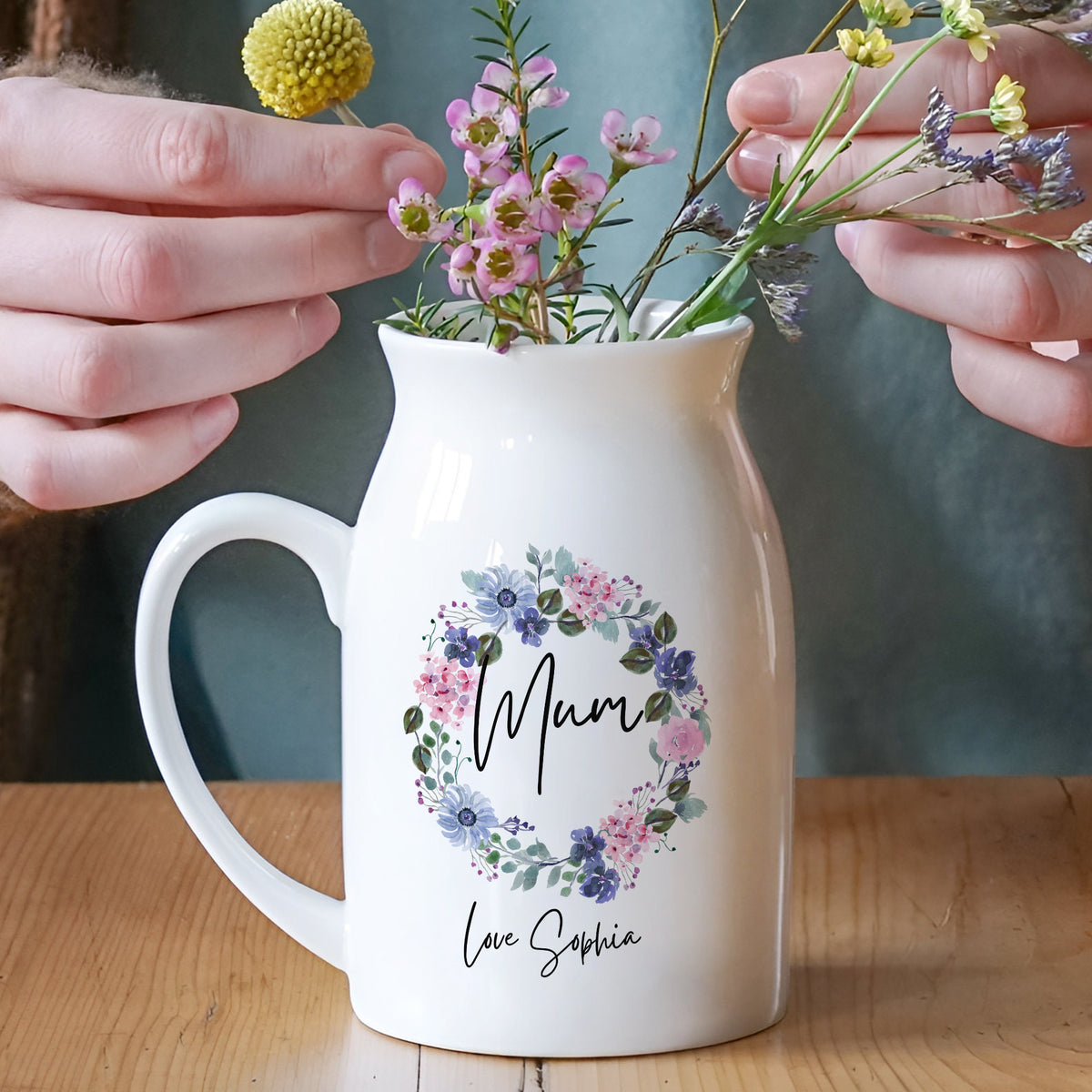 Personalized Flower Vase for Mum, Grandma, Mother’s Day Gift LM32 899401
