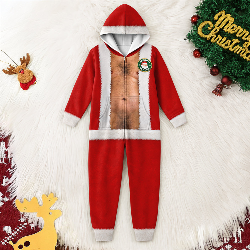 Personalized Funny Santa Claus Christmas Matching Holiday Onesie Pajamas HO82 903676