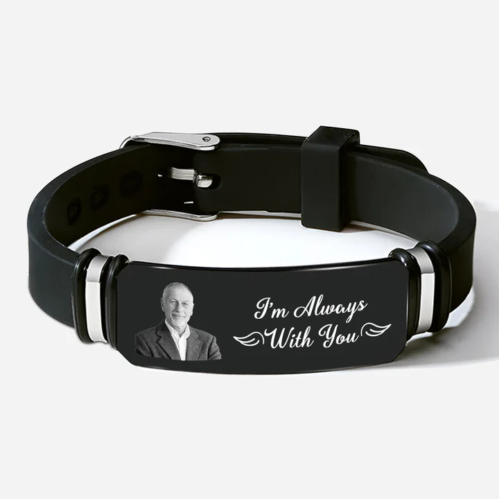 Custom Memorial Bracelets with Photo - I'M Always With You TH10 170029