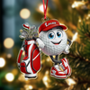 Personalized Golf Christmas Acrylic Ornament Gift for Golf Lovers TH10 171151