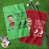 Custom Face I Use This Towel to Clean My Balls Personalized Golf Towel HA75 898682