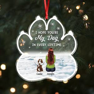 Personalized Custom My Dog Every Lifetime Pet Memorial Shaped Acrylic Ornament LM32 895913