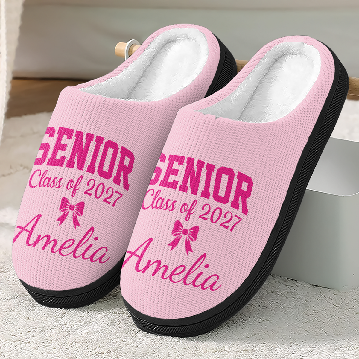 Personalized Name Senior Class of 2027 Slippers TH10 171005