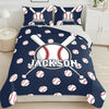 Personalized Custom Name Baseball Bedding Set Gift For Sport Player TH10 896693
