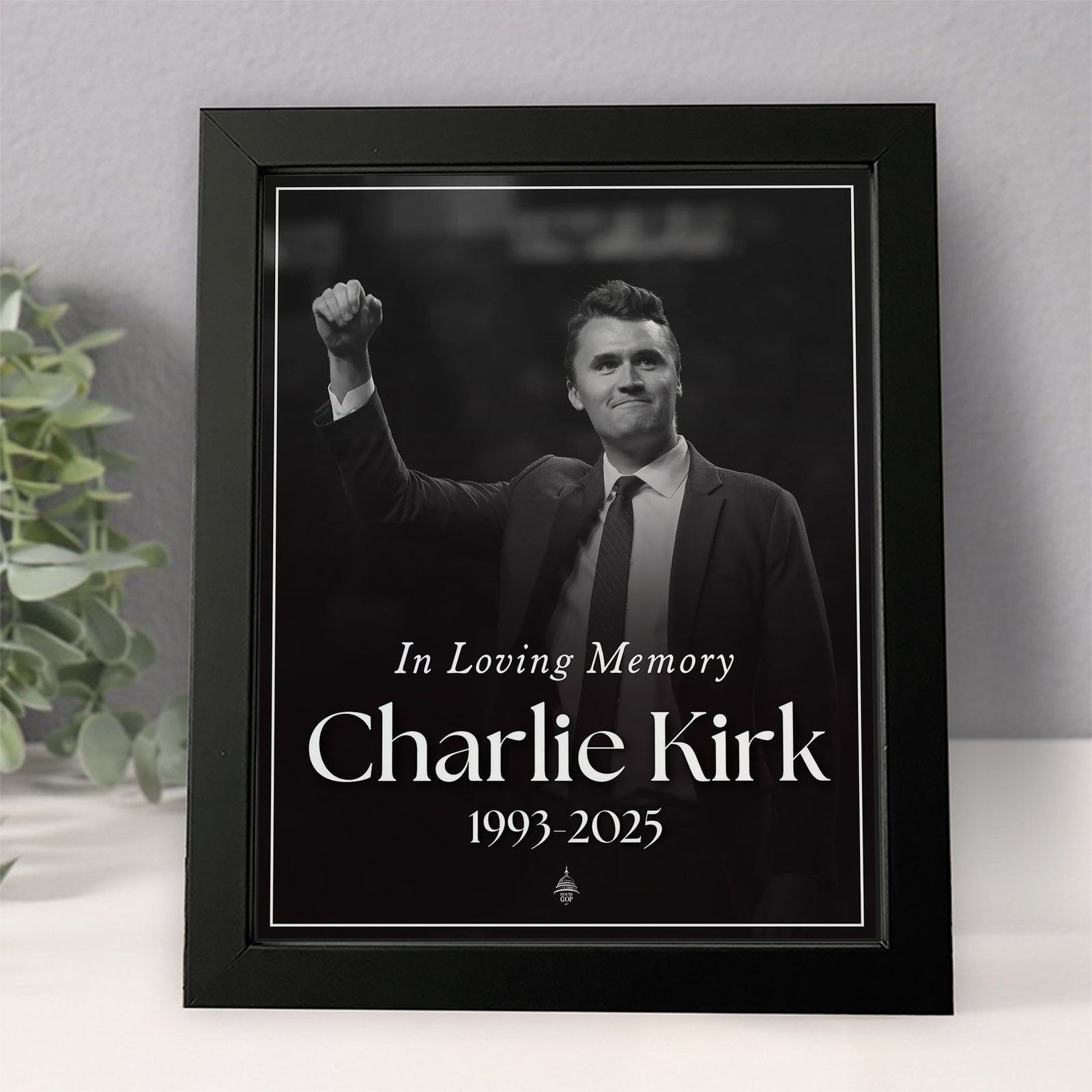 Charlie Kirk Free Speech Hero Picture Frame HO82 65804