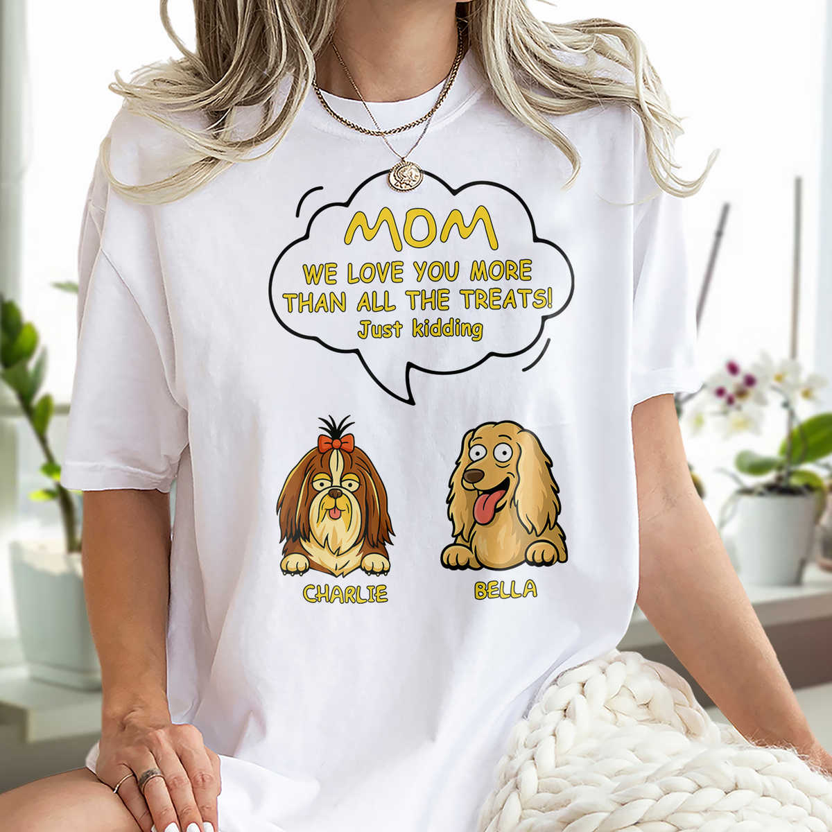 Custom Dog Clipart Just Kidding For Dog Lover Shirt TH10 892697