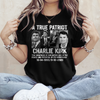 Justice for Charlie Kirk - Prayers Up Charlie Dark Shirt HA75 64418