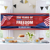 Custom Family Name 250 Years Of Freedom Banner CH07 910638