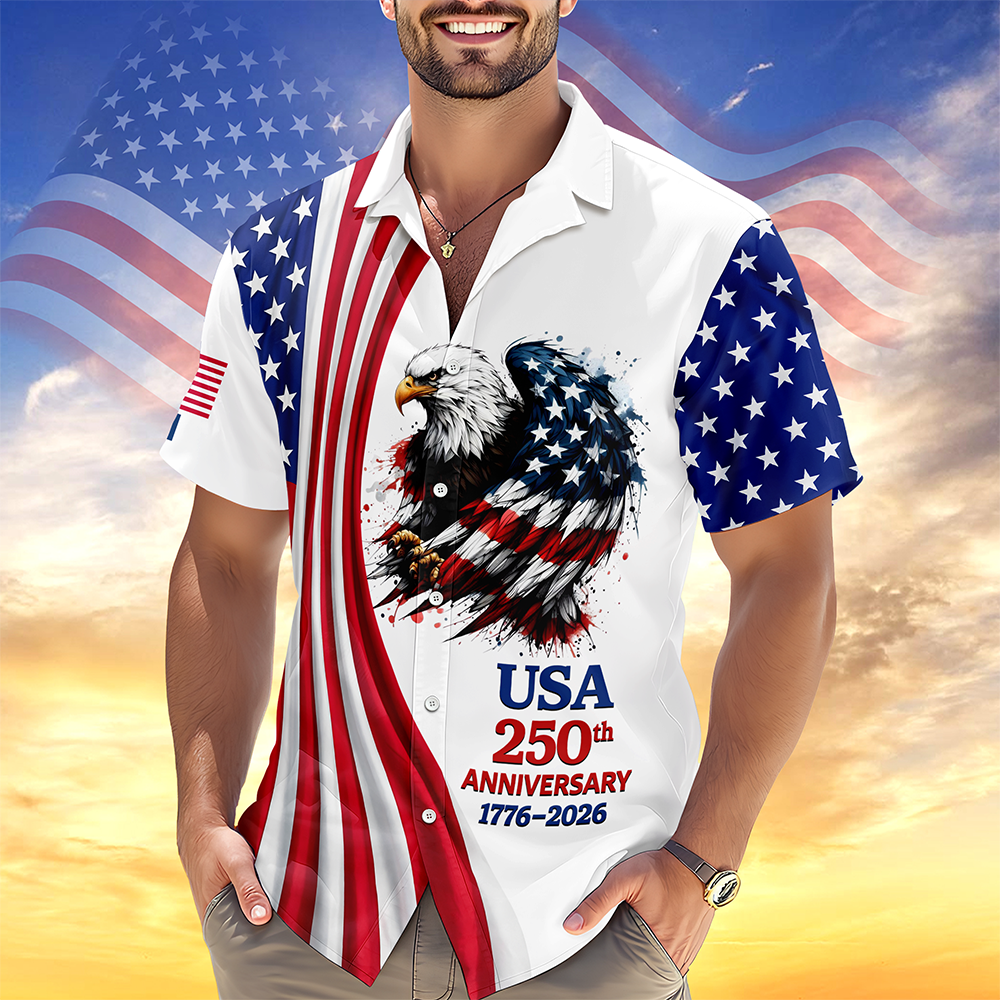 Personalized USA 250th Anniversary 1776-2026 Hawaii Shirt HA75 920998