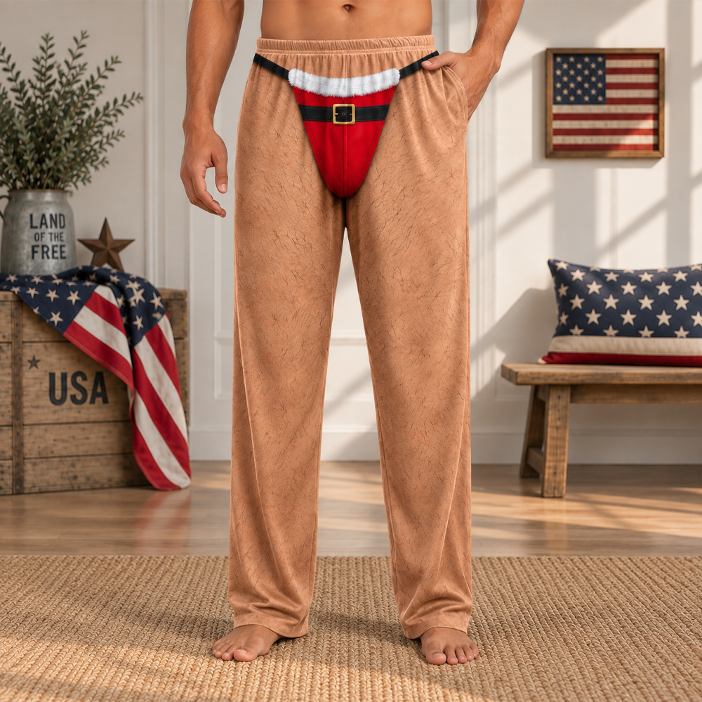 Hairy Body Christmas Sweatpants Gag Gift For Him TH10 170797