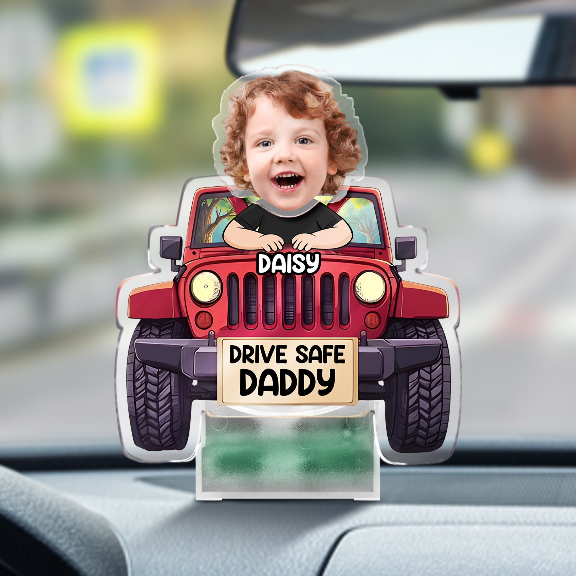 Custom Kid Photo Drive Safe Dad Shaking Head For Dad HO82 894166