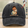 Caricature Your Photo - Custom Vintage Washed Denim Baseball Cap TH10 894505