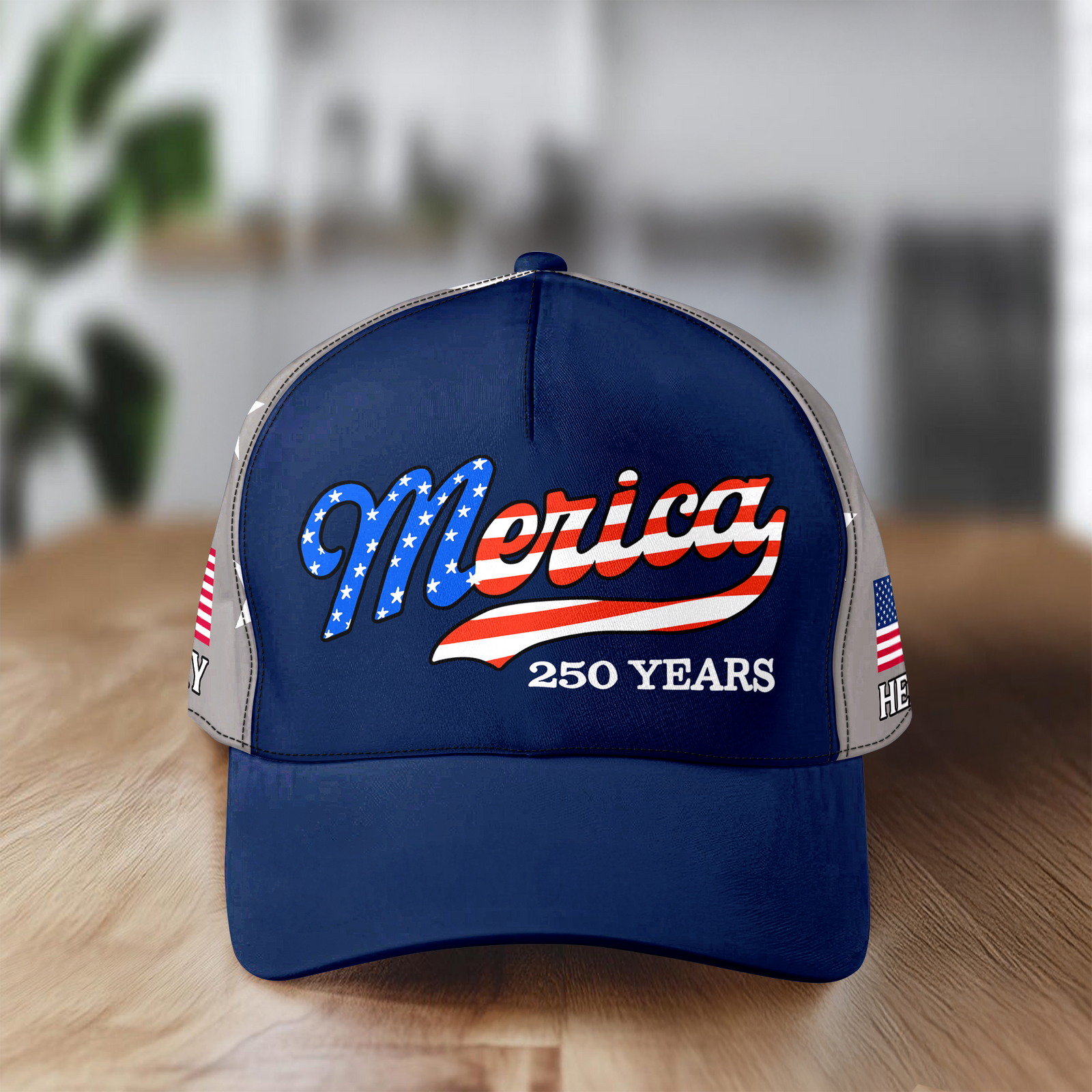 Custom Name USA Patriotic Merica 250 Years Classic Cap HO82 902856