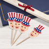 Custom Photo Born In America's 250th Years - First 4th Of July  Personalized Cupcake Toppers HA75 921674