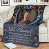 Personalized A Hug From Heaven Custom Photo Memorial  Blanket CH07 896454