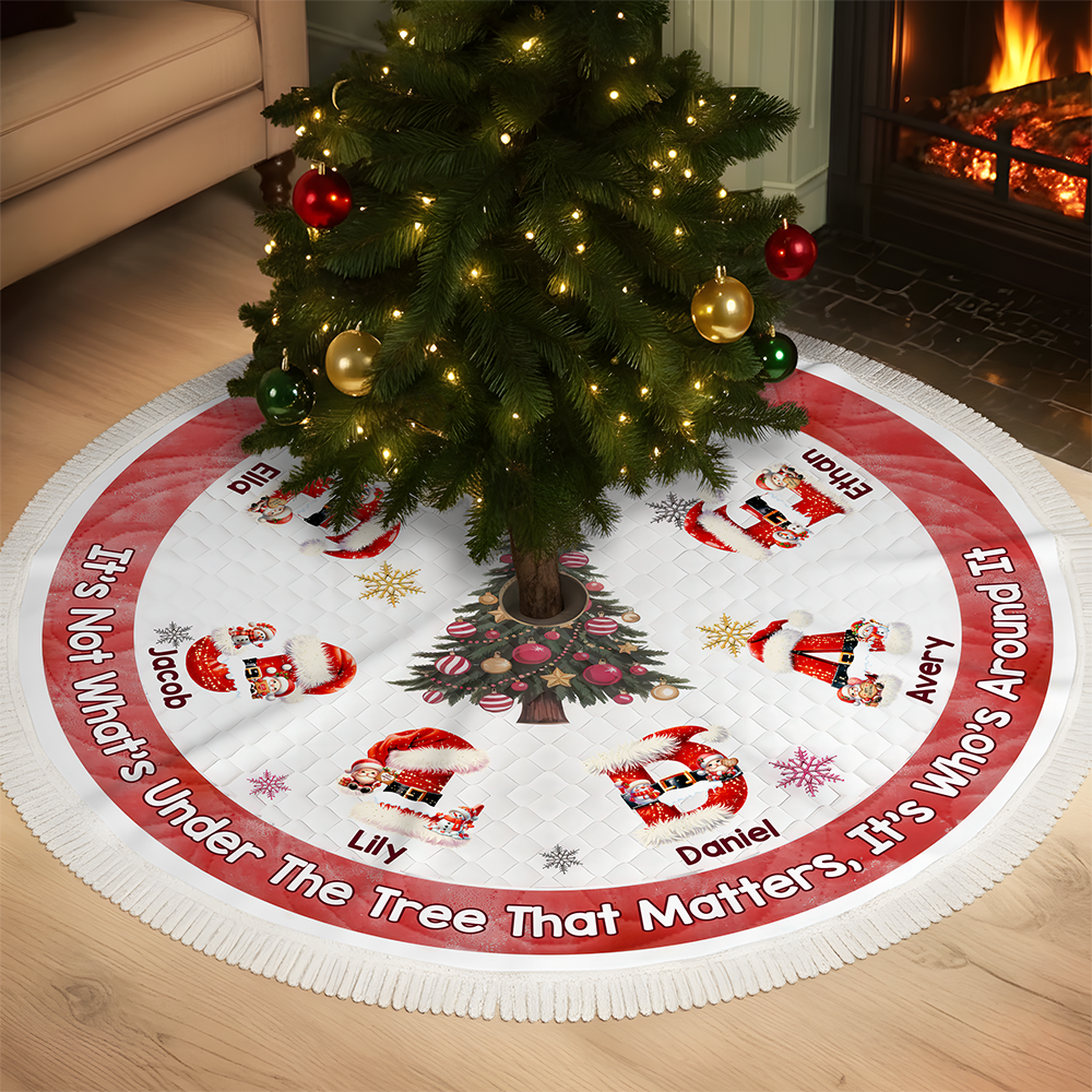 Joy Wrapped Around Us Christmas Tree Skirt TH10 896329
