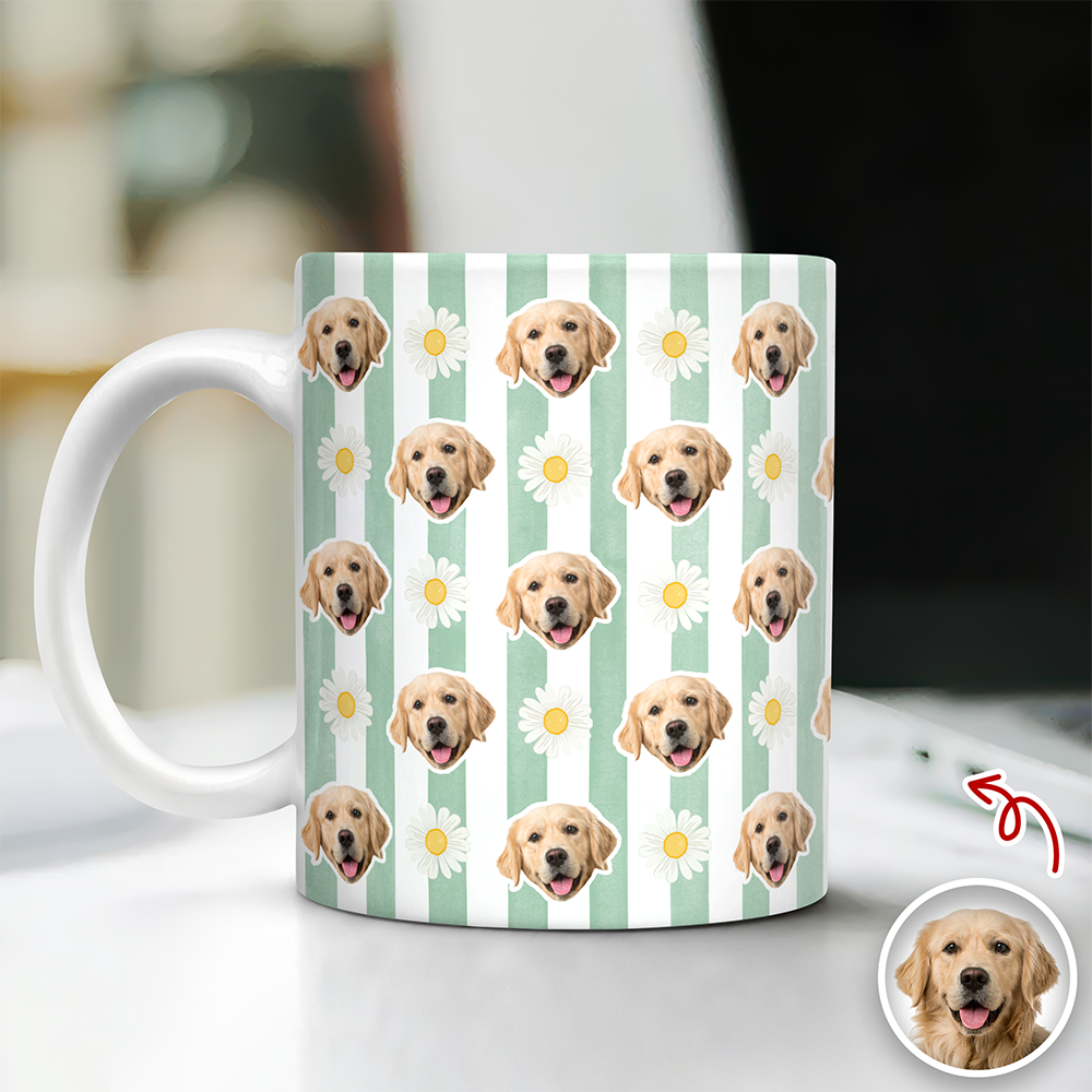 Custom Dog Photo Mug Gifts For Dog Mom, Dog Grandma TH10 169549