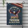 Personalized 250th Anniversary USA Patriotic Faux Pattern Garden Flag HO82 901298