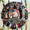 Custom Family Name America 250th Anniversary 1776-2026 Patriotic Semiquincentennial Doorsign HA75 920746