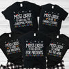 Colored Lights Most Likely To Family Matching Shirts Personalized Christmas Gift For Family CH07 899344