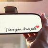 I Love You, Drive Safe Cute Rearview Mirror Car Sticker Gift For Your Lover LM32 897453
