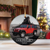 Custom Car Photo And Name Ceramic Ornament Christmas Gift For Car Lovers TH10 171277