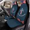 Custom Family Name Patriotic American Flag 250 Years of Blessing Car Seat Cover HO82 902046
