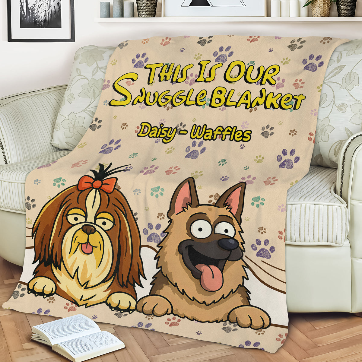 This Is Our Snuggle Blanket Personalized Gift For Dog Lovers CH07 895650