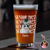 Custom Photo Senior 2027 Print Beer Glass TH10 170623