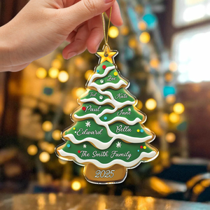 Personalized Family Christmas Tree Acrylic Ornament LM32 895519