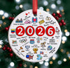 2026 Year in Review, Year to Remember Commemorative Ceramic Ornament LM32 670689