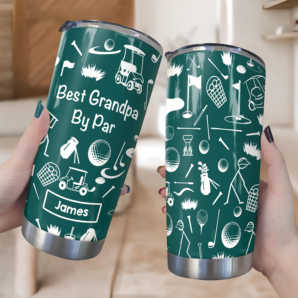 Personalized Golf Doodle Tumbler Gift For Golf Lovers HO82 900838