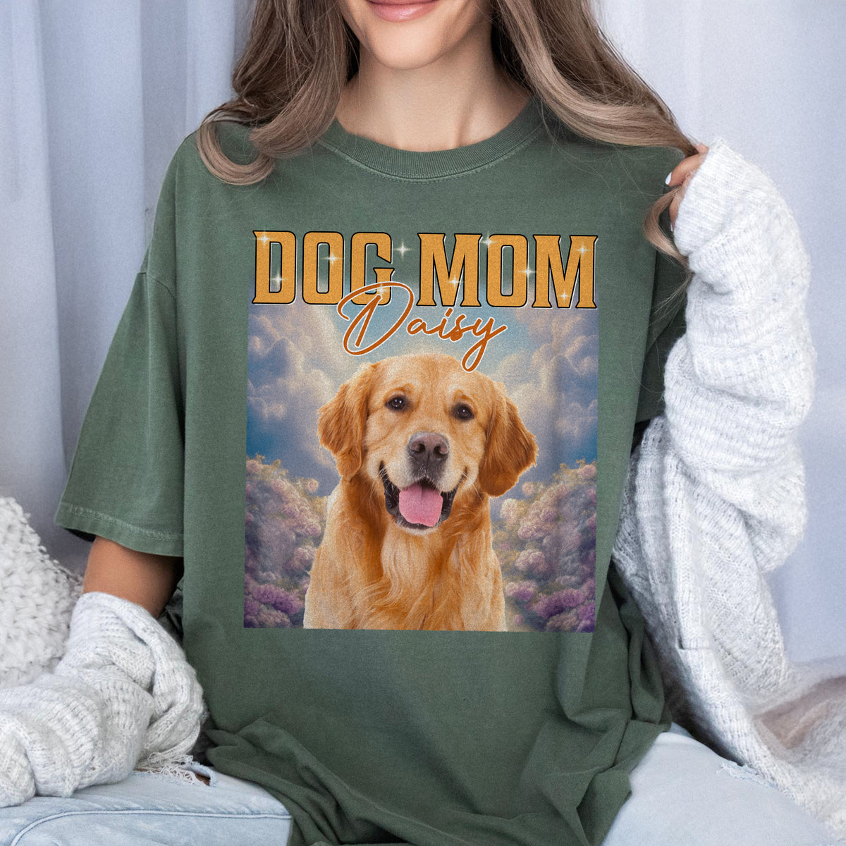 Custom Photo Retro Style Comfort Shirt For Dog Lover TH10 896139