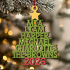 Personalized 2026 Family Names Christmas Wooden Ornament, Holiday Tree Decor LM32 670505
