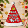 Personalized First Christmas As Mom Matching Family Santa Hat LM32 893971