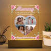 Custom Photo Mom, To Me You're The World Personalized Acrylic Plaque LED Night Light Gift For Mom Grandma CH07 895258