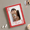 Custom Couples Photo King And Queen Lucky To Love You Building Brick Block TH10 170335