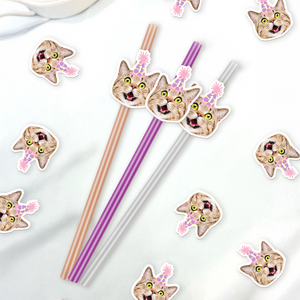Custom Photo Pet Straw TH10 892747