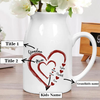 Personalized First Mom Now Grandma Vase – Mother's Day Gift for Grandma, Mom CH07 910888