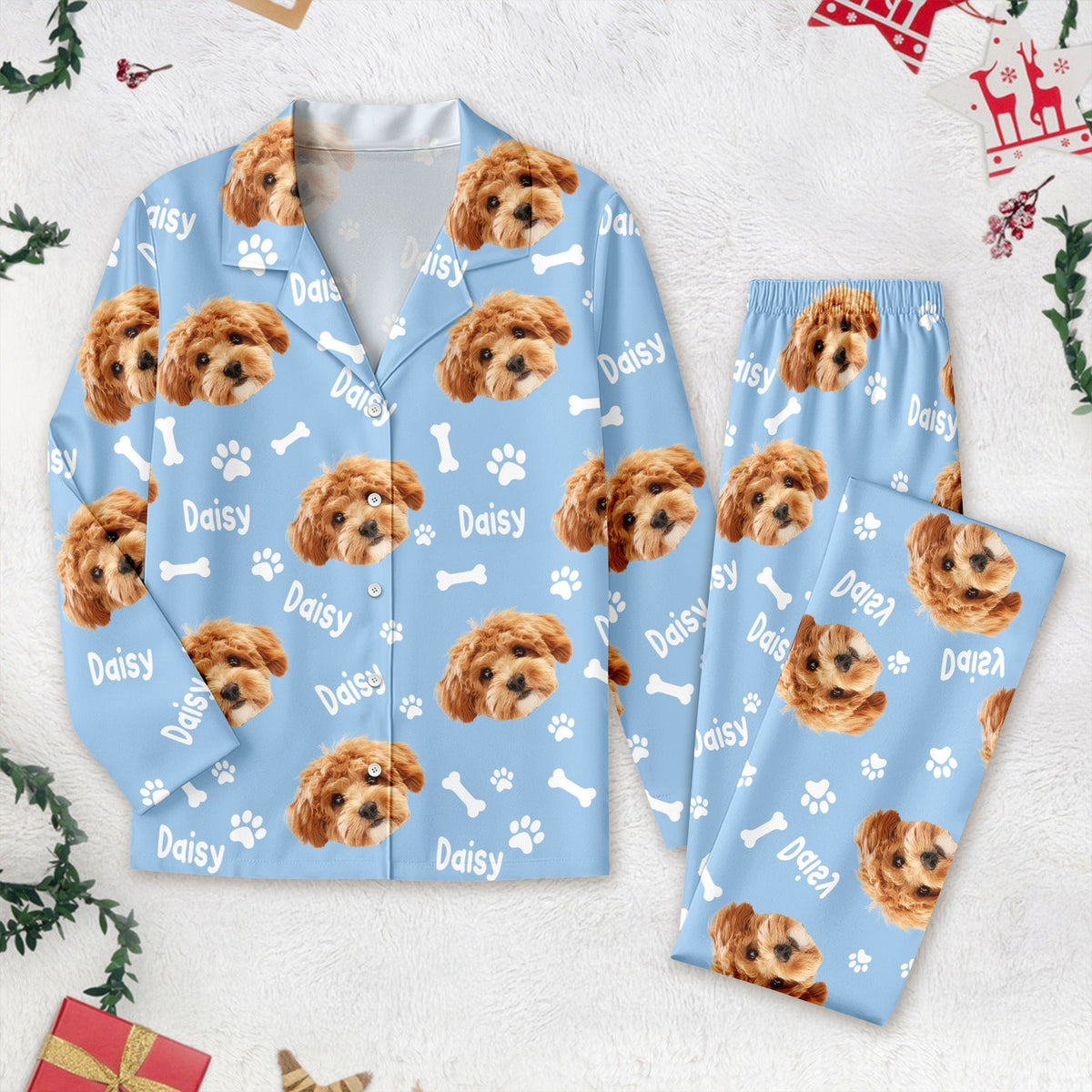 Custom Pet Photo Pajamas Gift For Pet Lovers CH07 896488