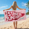 Personalized College Pennant Spirit Beach Towel – Graduation Gift HO82 902152