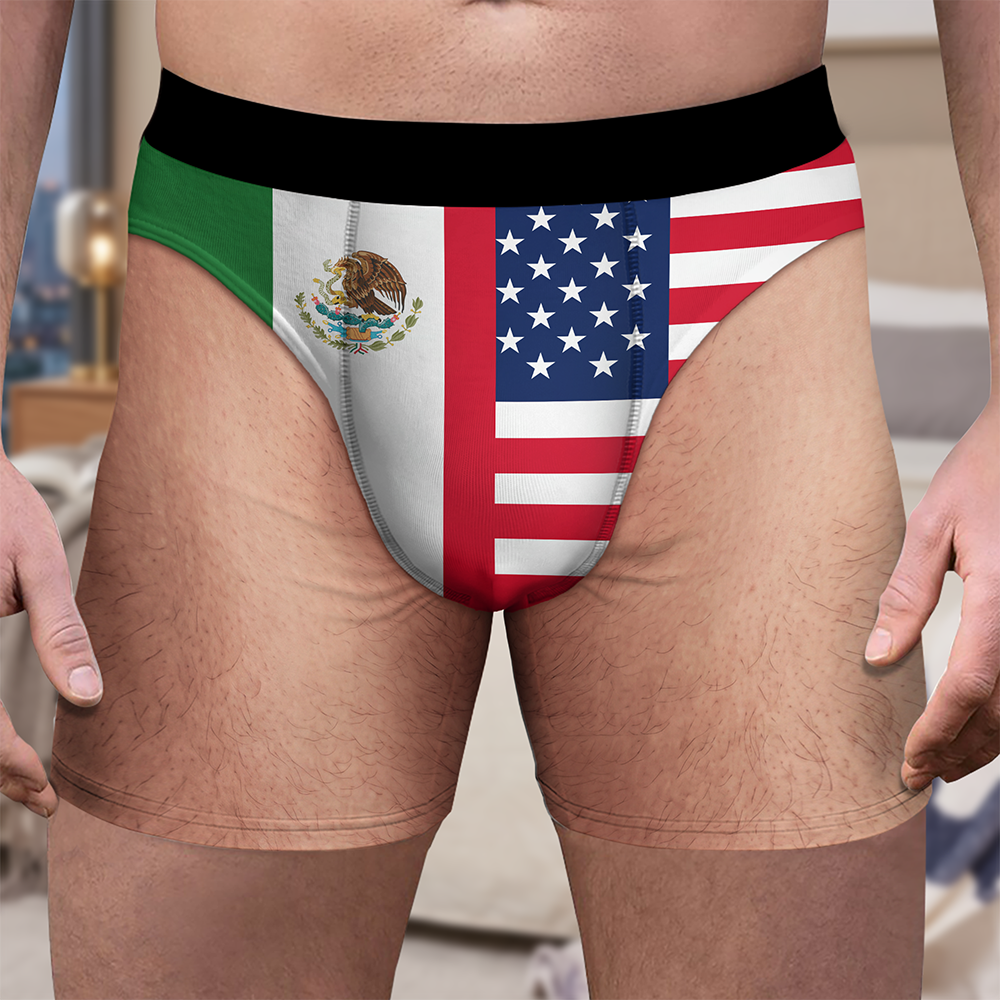 Personalized Funny Patriotic Country Flag Freedom Boxers Gift for Men LM32 669547